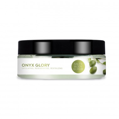Solny peeling do ciała o zapachu zielonej herbaty - Onyx Glory 220g